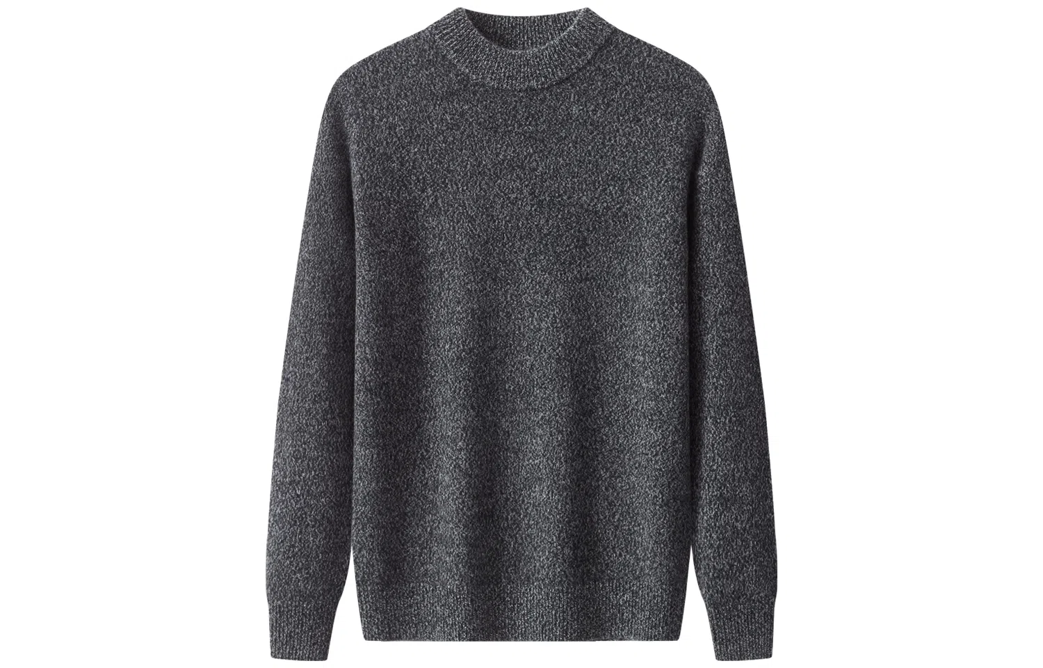 恒源祥 纯羊毛加厚半高领针织长袖毛衣 男款