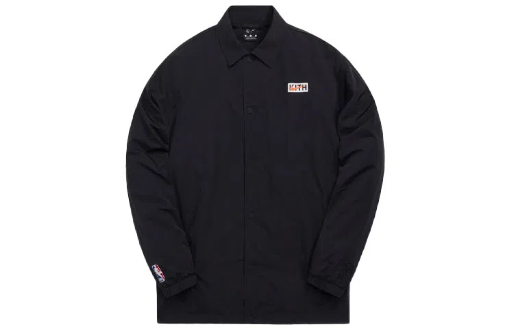 KITH x Nike Coaches Jacket Black