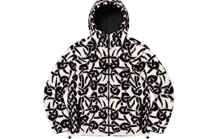 Supreme FW21 Week 7 x Fleece Hooded Celtic Knot Reversible Windstopper Jacket