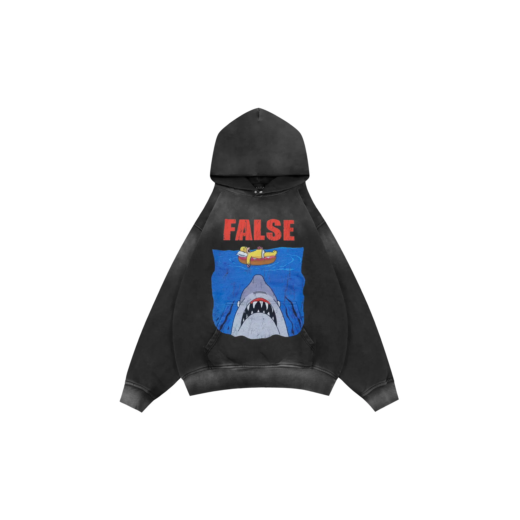 False Perception Simpson Shark Hoodie