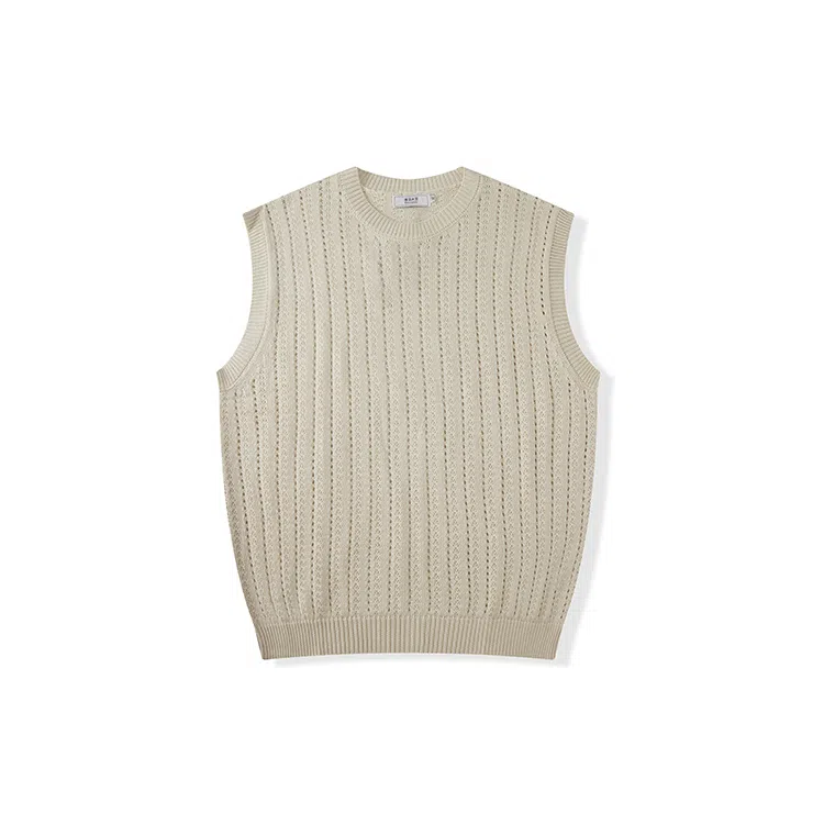 我是大卫 新款韩版潮流宽松毛衣马甲个性百搭外搭针织衫 男款