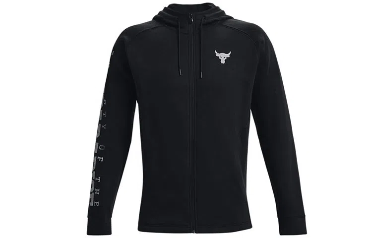 Under Armour Project Rock Fleece Hoodie Black