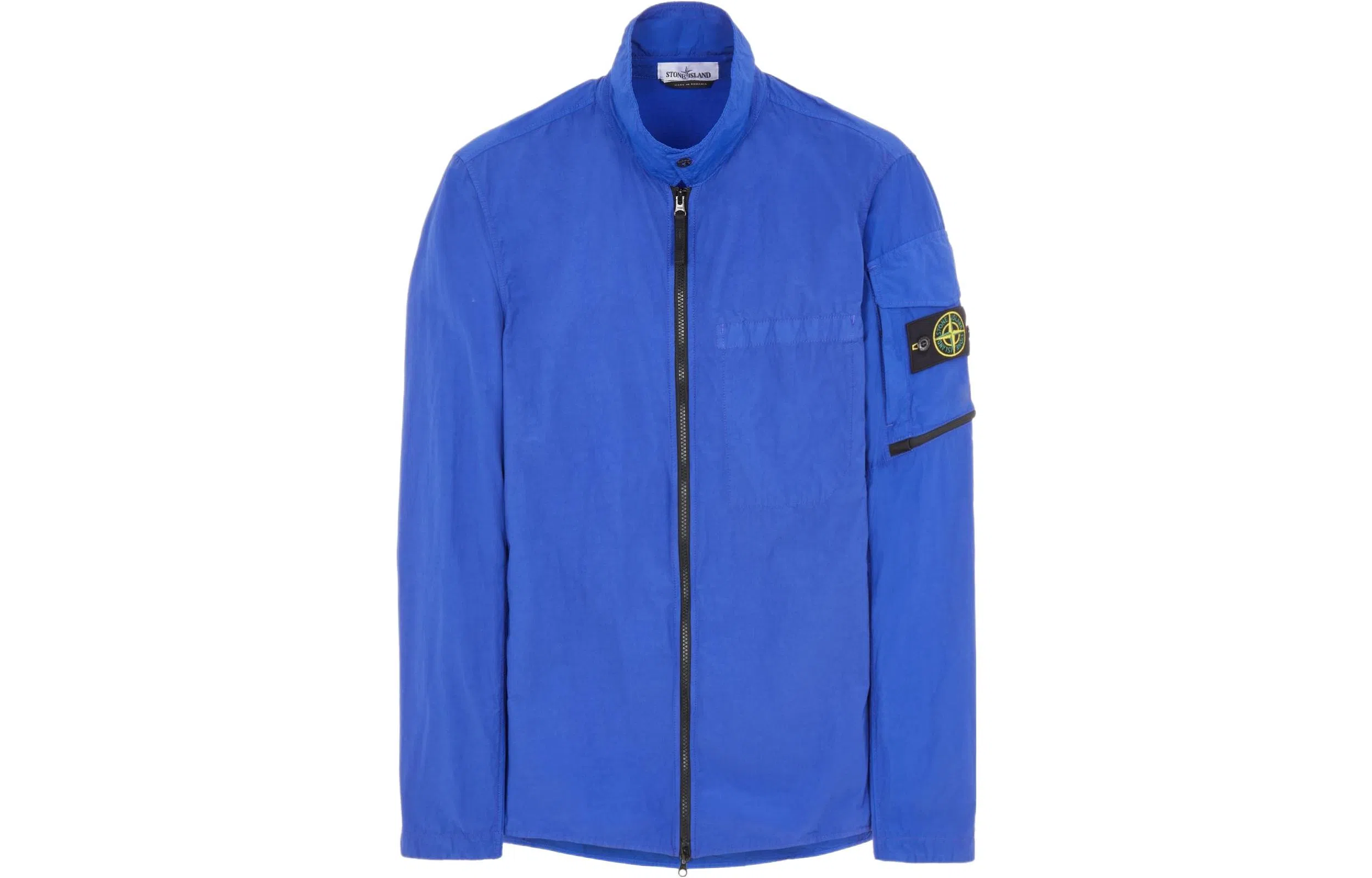 Stone Island SS22 Lightweight Zip Jacket Blue