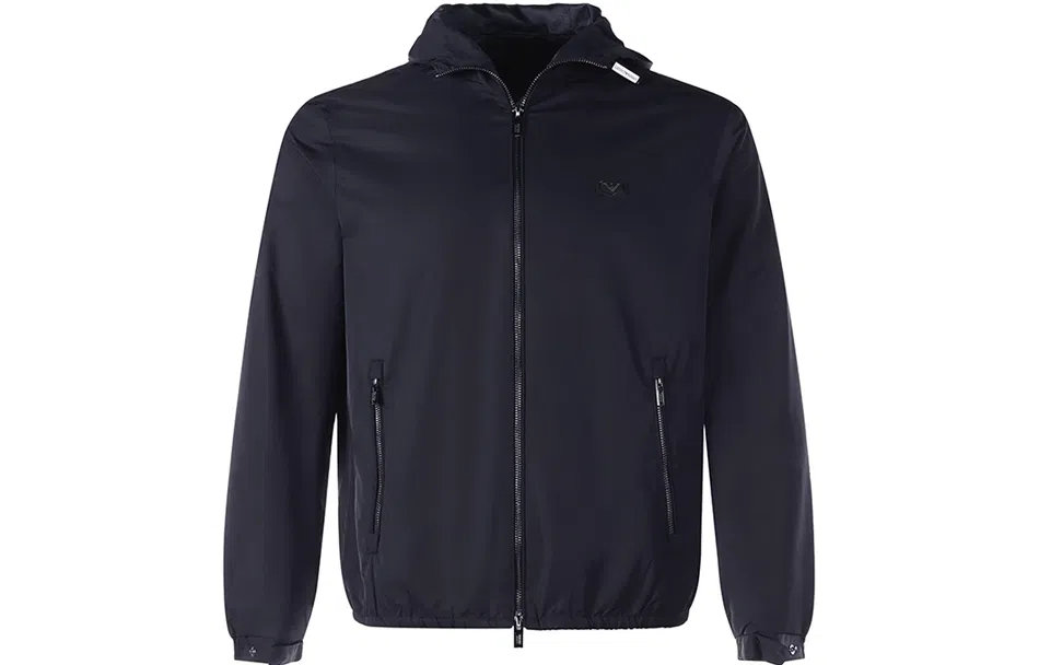 Emporio Armani FW21 Hooded Jacket Navy