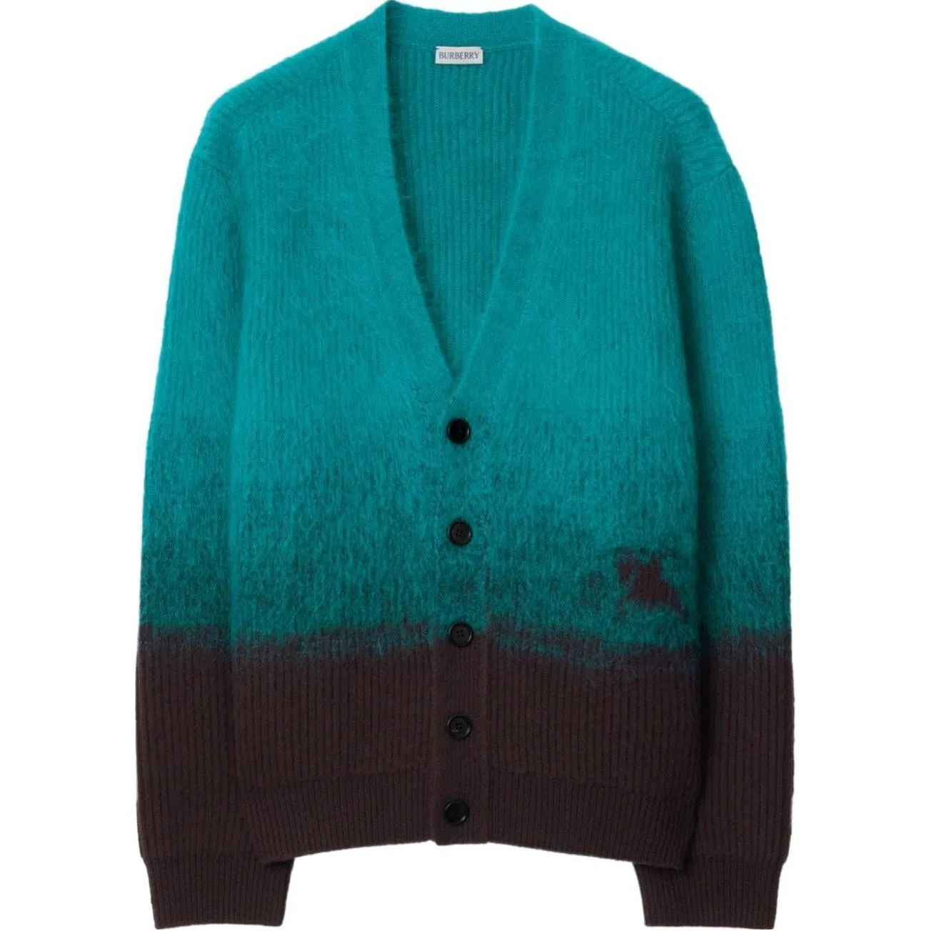 Burberry Wool Mohair Blend Cardigan V