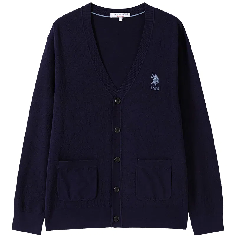 U.S. Polo Assn. Cardigan Navy