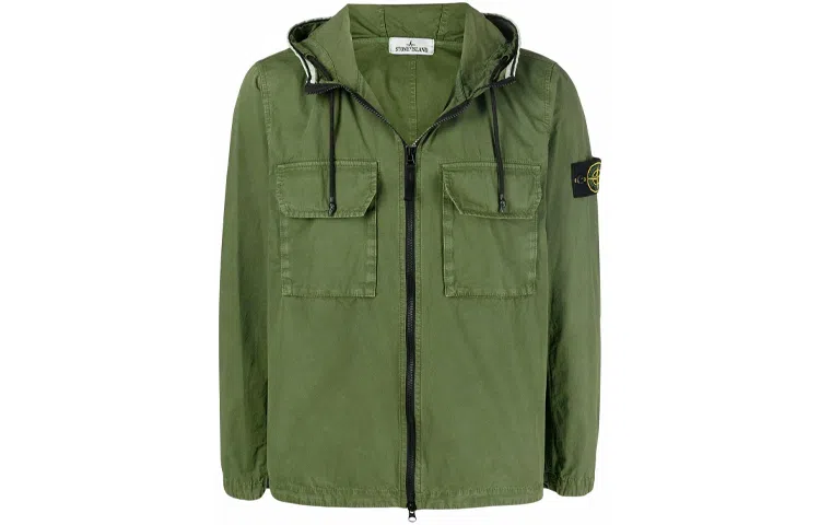 Stone Island SS22 Compass Badge Hooded Jacket
