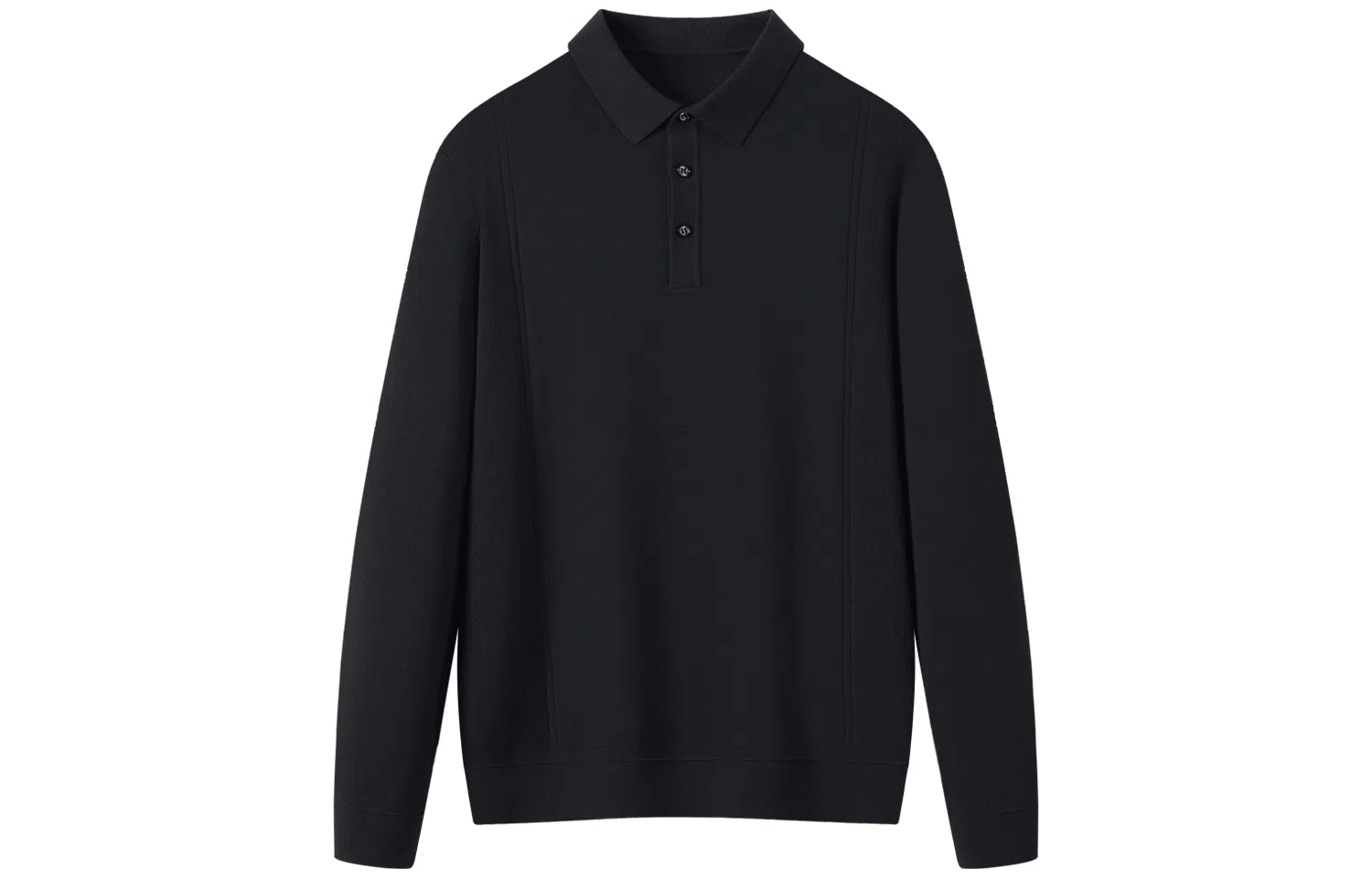 恒源祥 纯色翻领套头休闲毛衣 男款