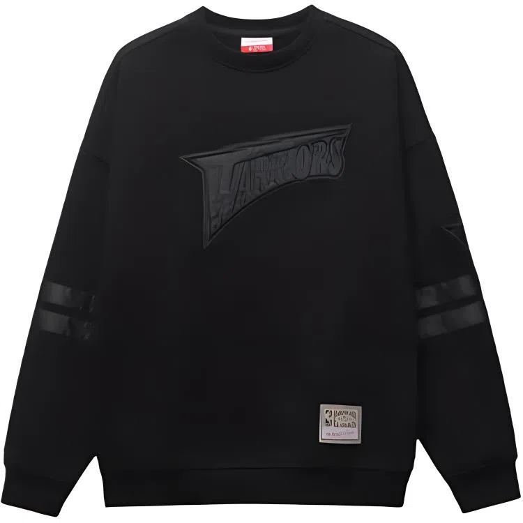 Mitchell & Ness NBA Warriors Pullover Hoodie Black