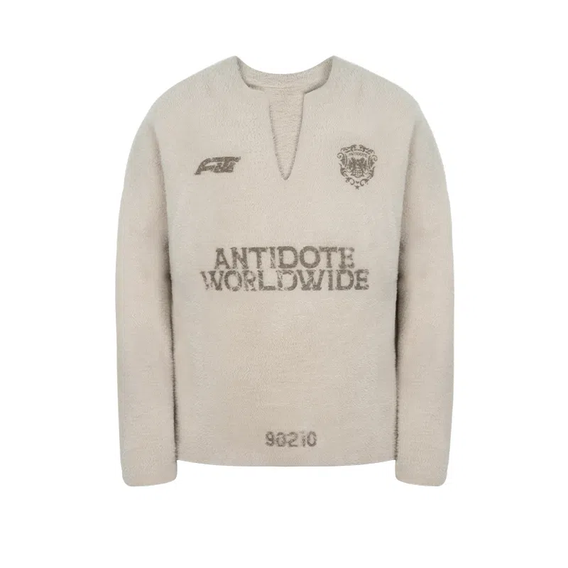 Antidote Worldwide V-Neck Knit Jacket Navy