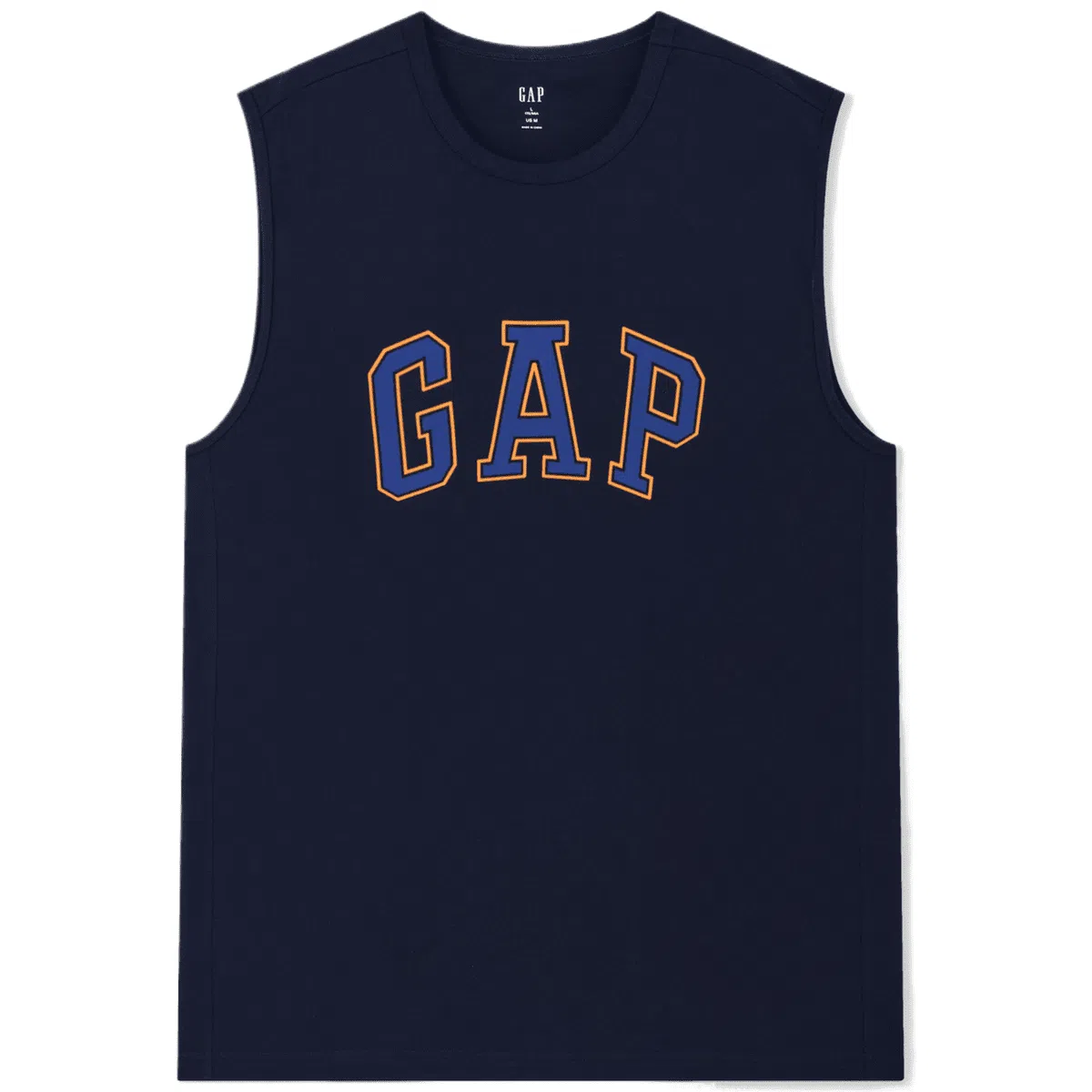 GAP Sleeveless Logo Tank White
