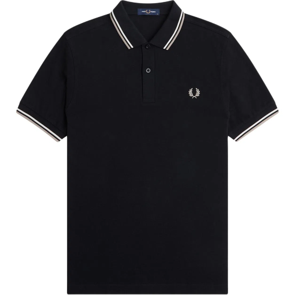 Fred Perry Logo Polo Black