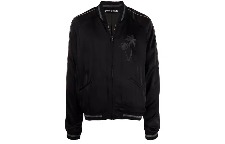 Palm Angels x Team Wang Bomber Jacket Black