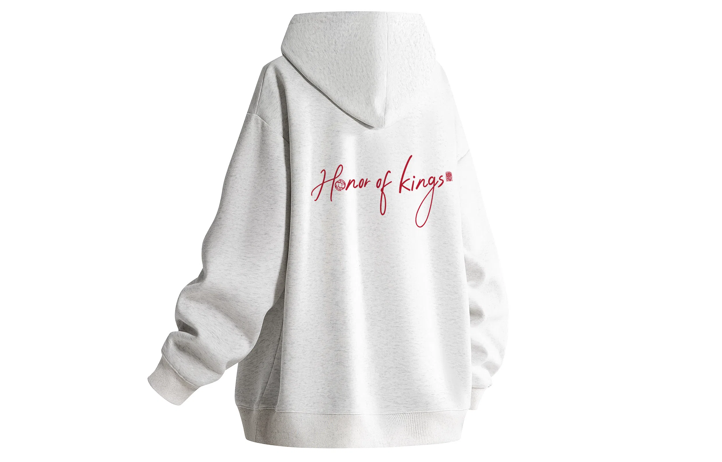 王者荣耀 女蜗补天款蛇年 本命年战袍字体印花保暖学生党日常学院风百搭落肩无性别休闲宽松多巴胺连帽长袖卫衣 男女同款