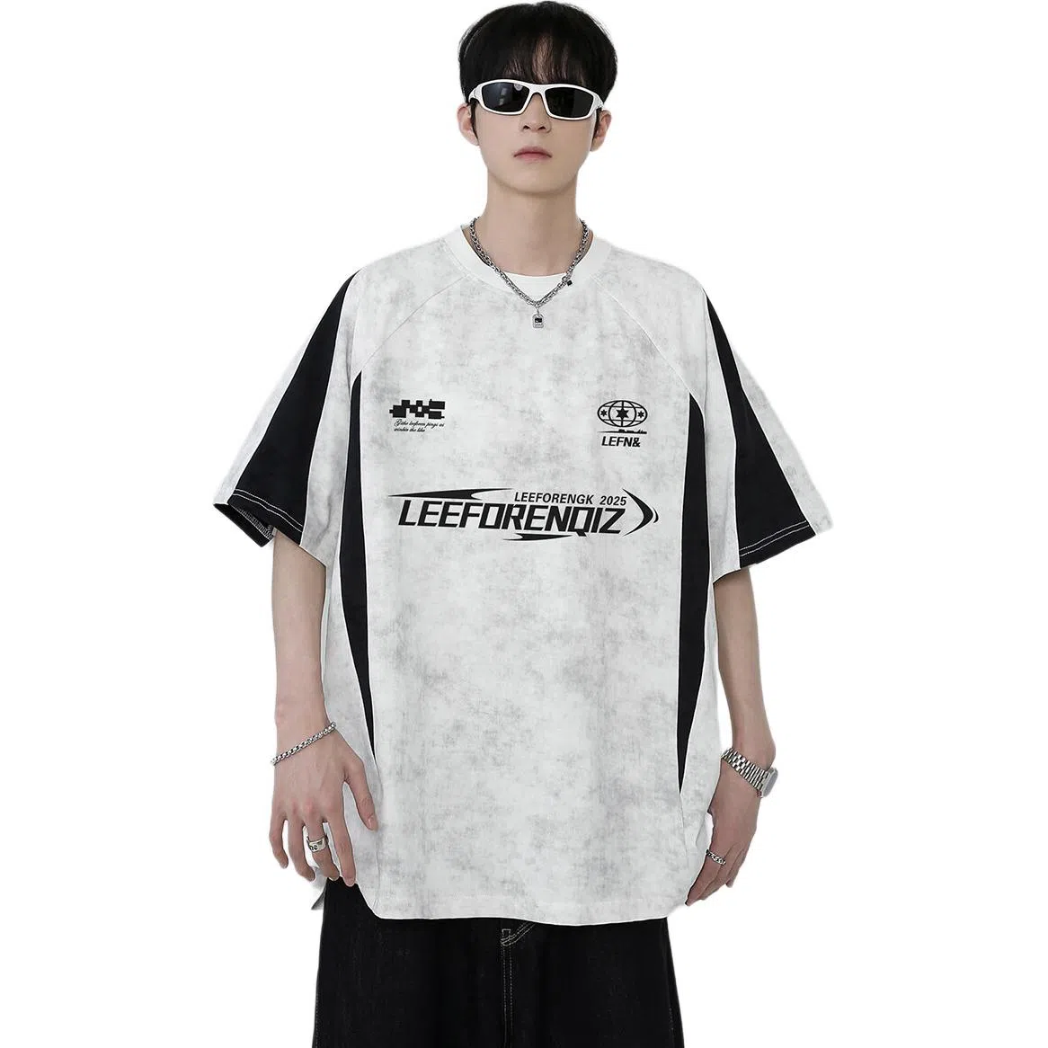 MIIRACER Heavyweight Colorblock T-Shirt