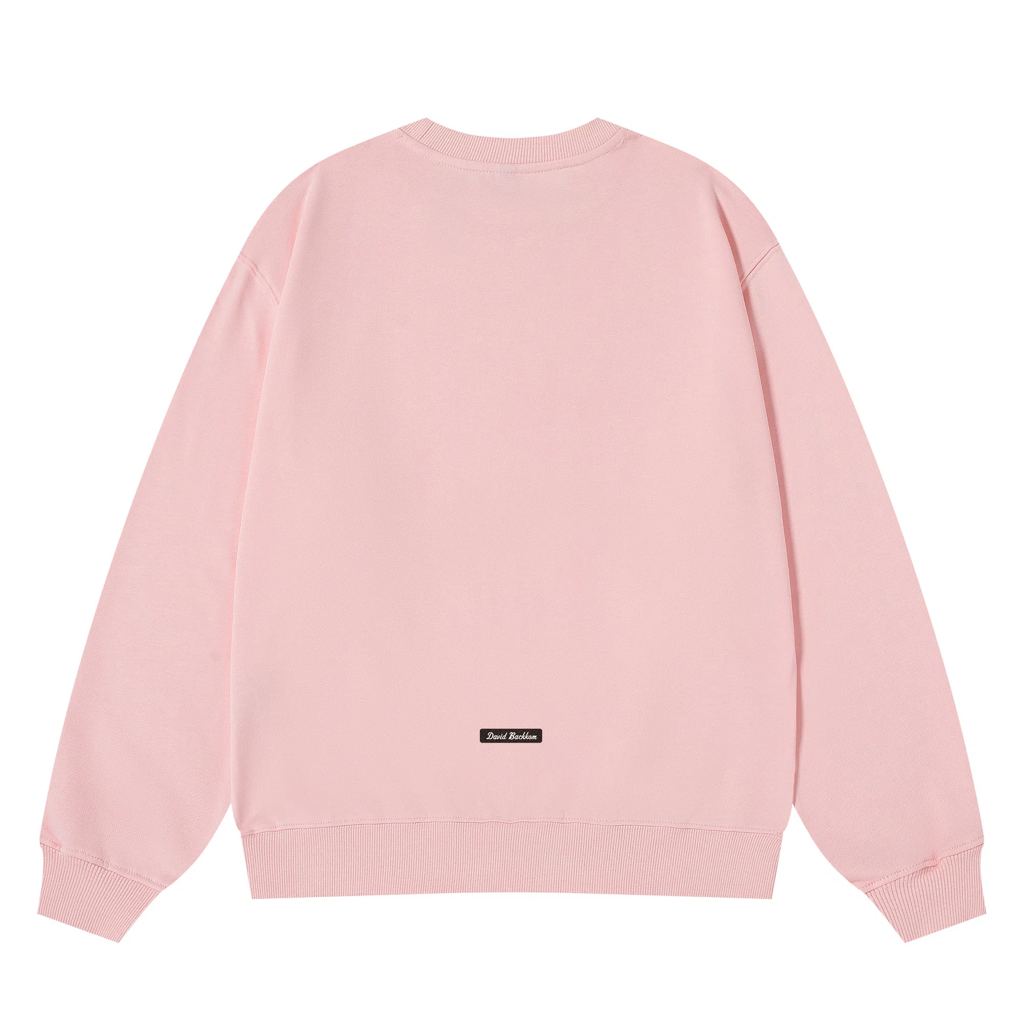 大卫贝肯 重磅简约复古纯色经典基础款精梳轻抓绒棉美式日常通勤百搭圆领休闲宽松落肩袖套头卫衣 男女同款