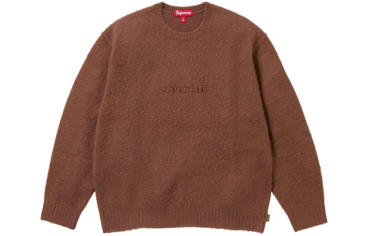 Supreme FW23 WEEK18 PILLED SWEATER Logo