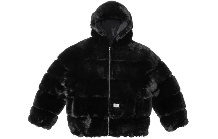 Supreme x WTAPS Faux Fur Hooded Jacket