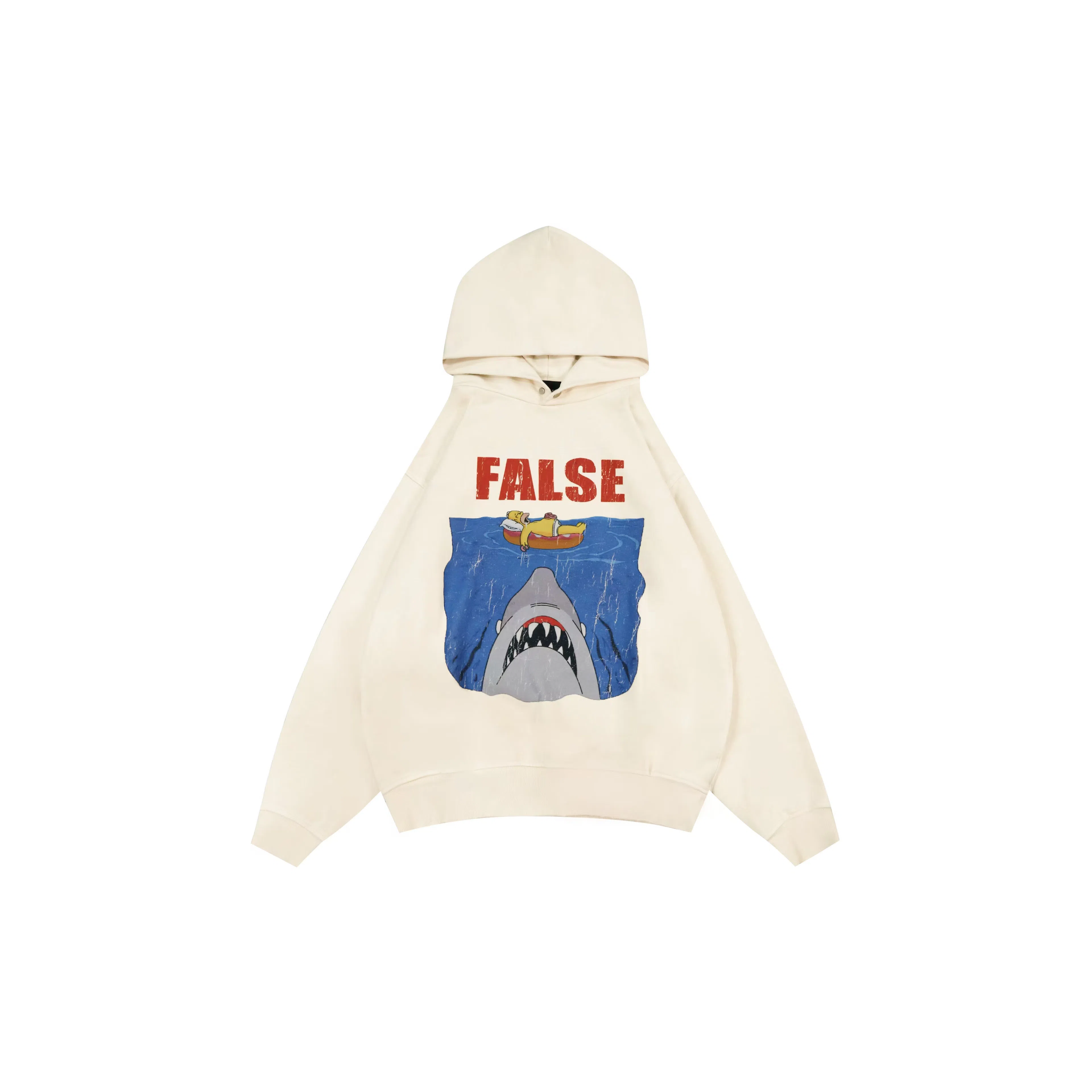 False Perception Simpson Shark Graffiti Hoodie