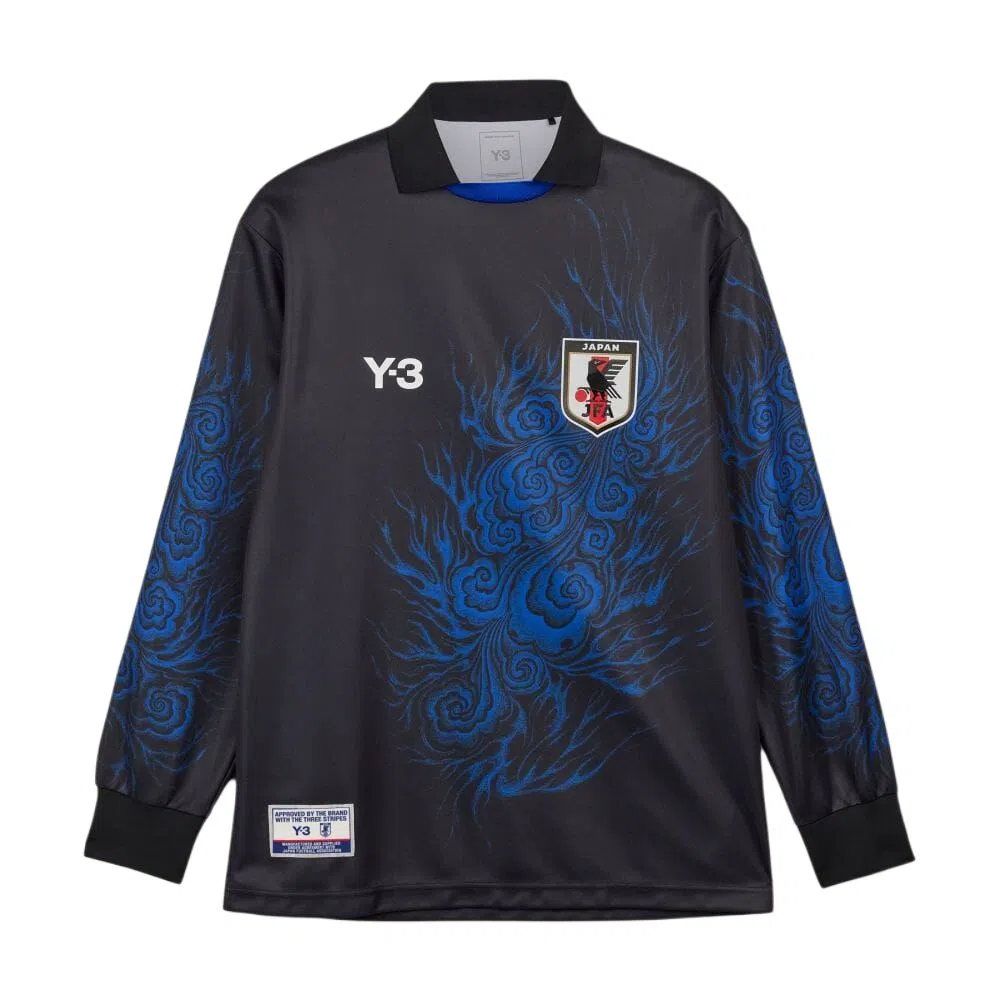 Y-3 x JFA SS24 Long Sleeve Tee Blue