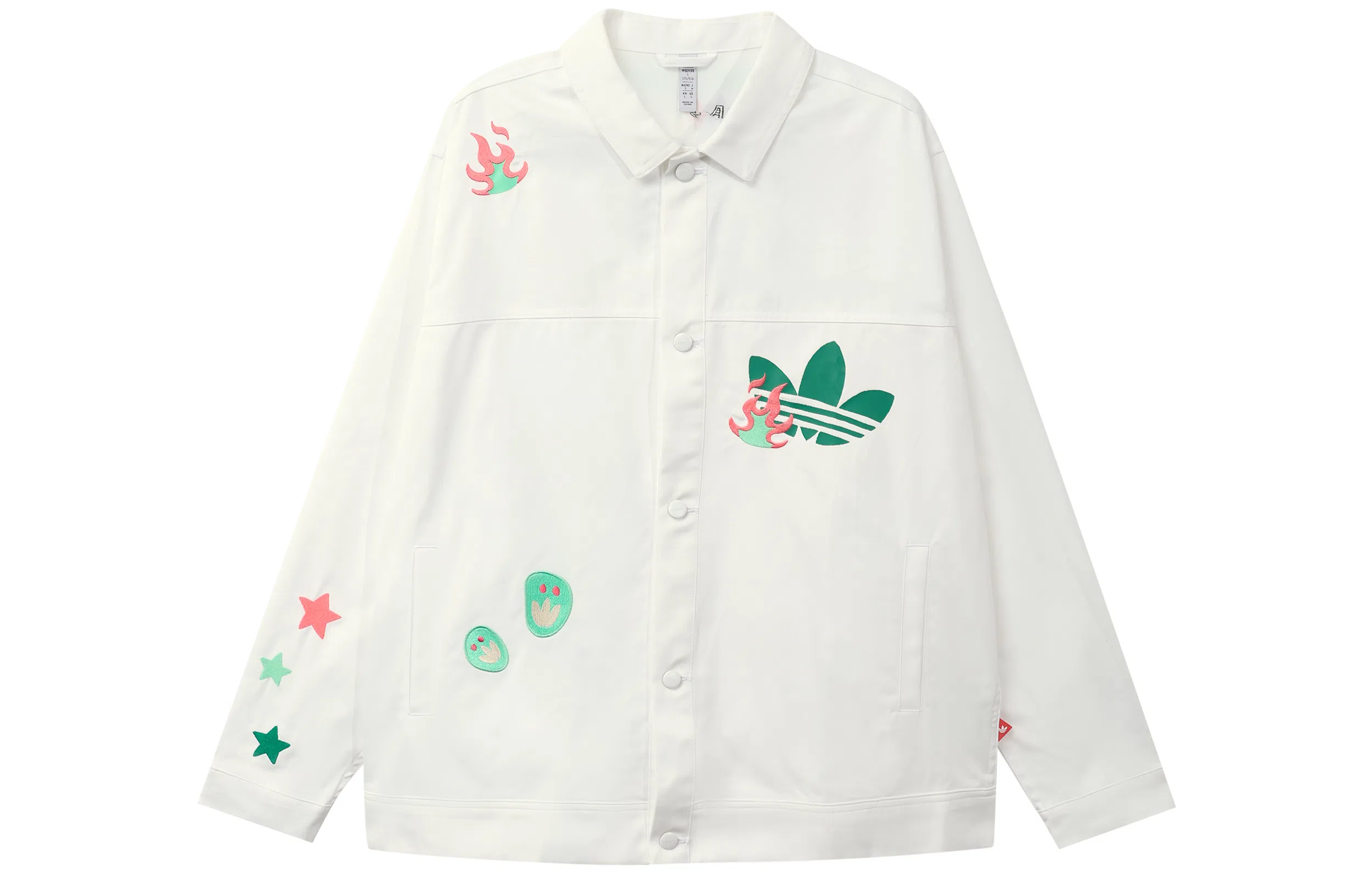 adidas Originals SS22 Logo Jacket White