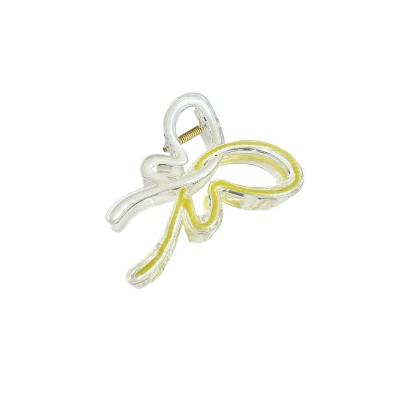 水中玉 果冻渐变蝴蝶抓夹女高级感盘发鲨鱼夹大号发量多发卡头饰 发夹 女款