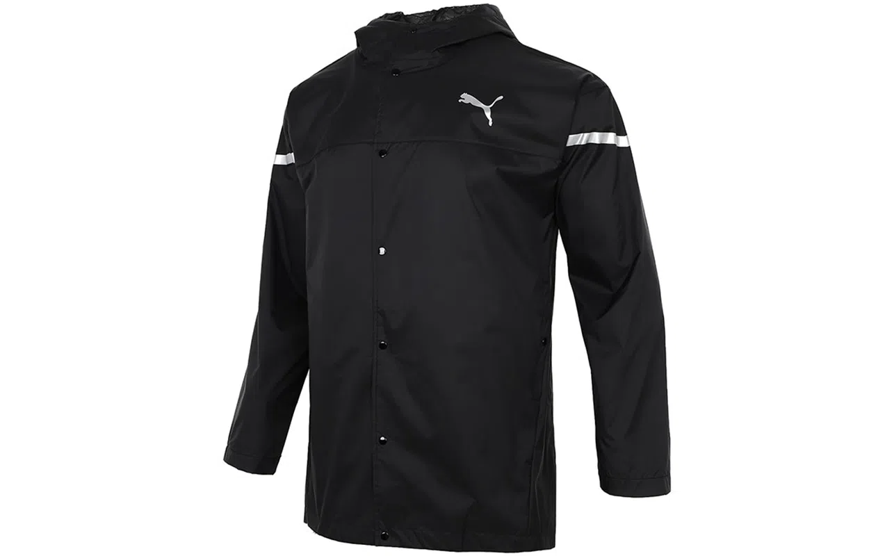 Puma Windbreaker Jacket Black
