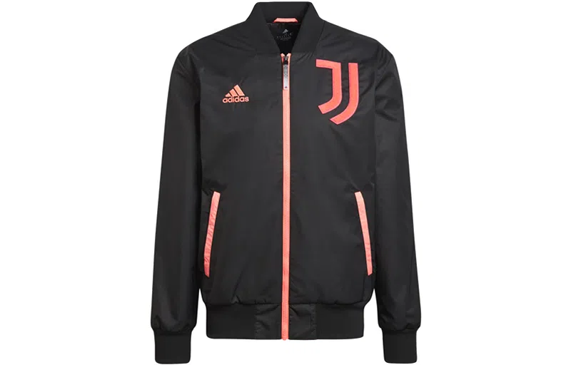 adidas Juventus Football Logo Jacket Black