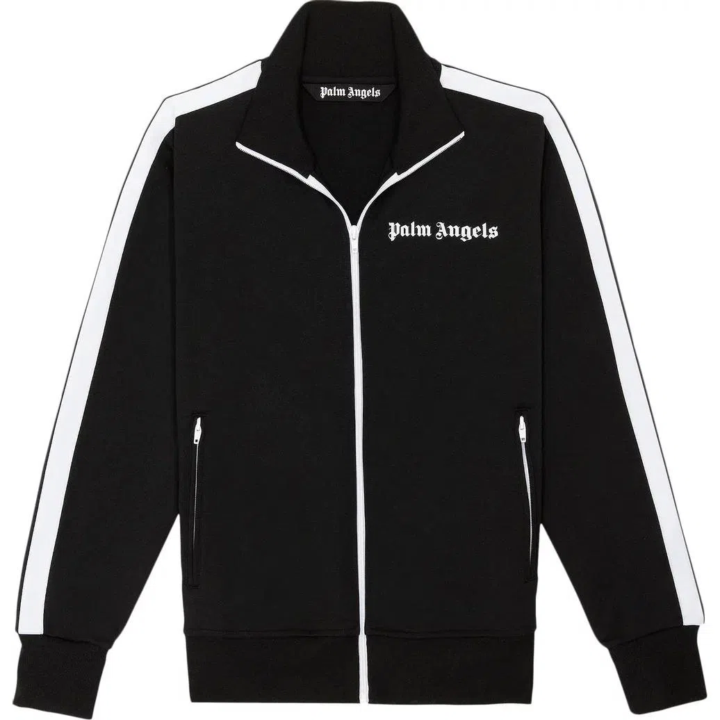 Palm Angels SS22 Logo Print Jacket Black