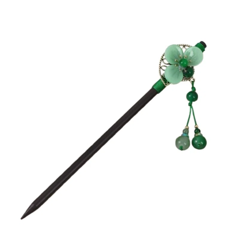 斜飞香 圣所 新中式流苏 木 发簪 女款