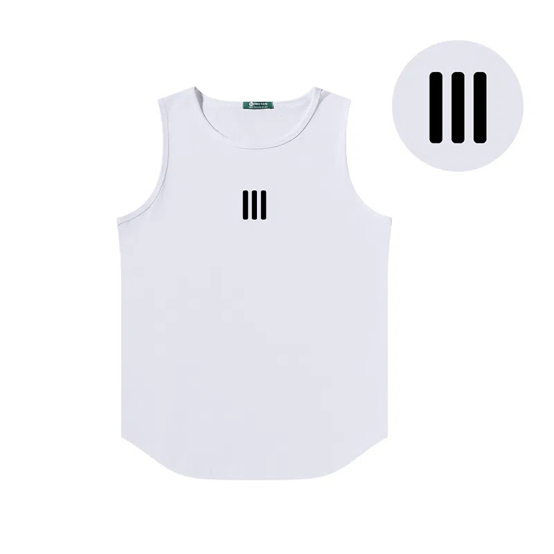 乱步 纯棉宽松简约时尚百搭休闲背心 男女同款