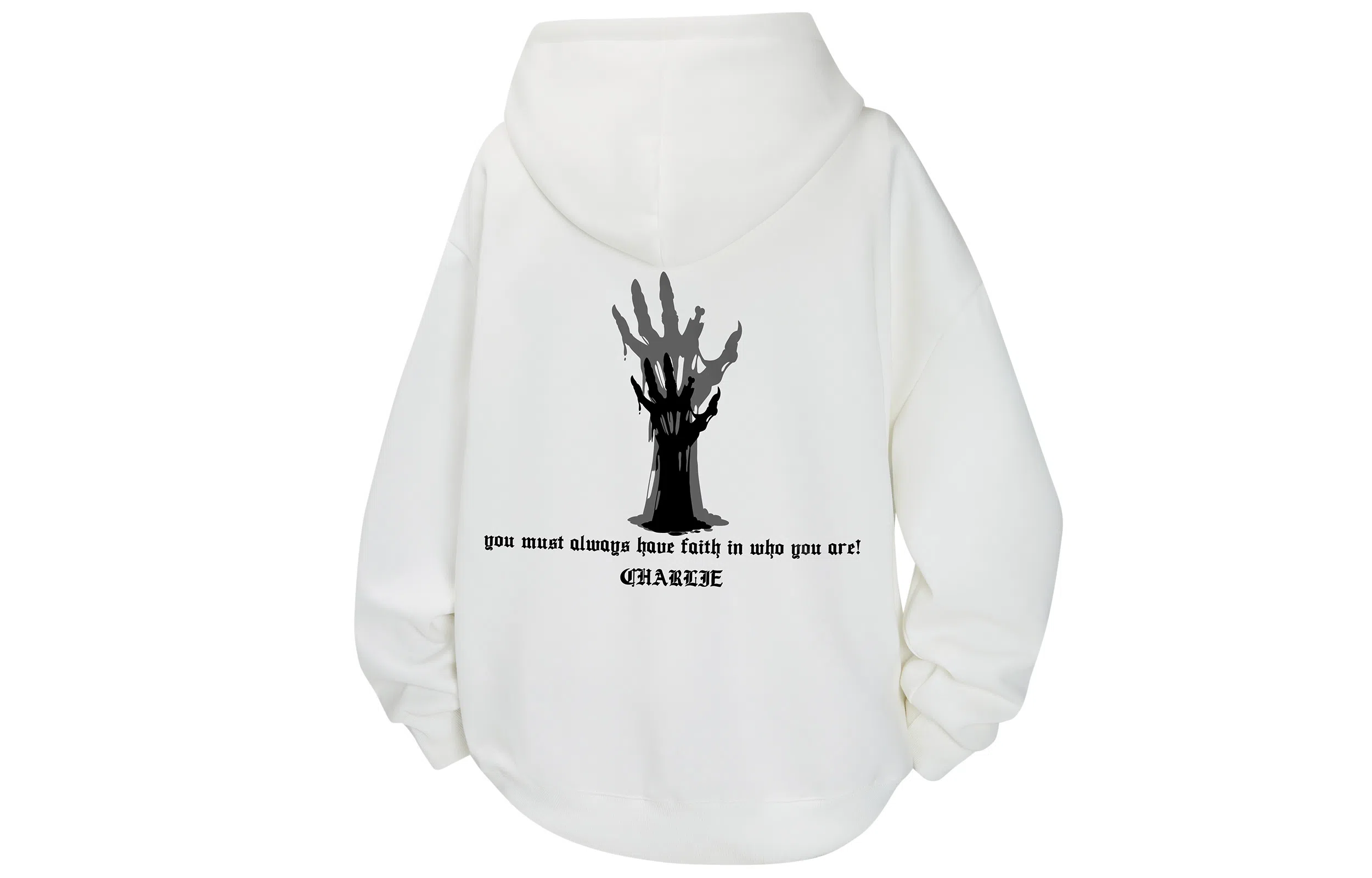 Charlie Golf Hoodie White