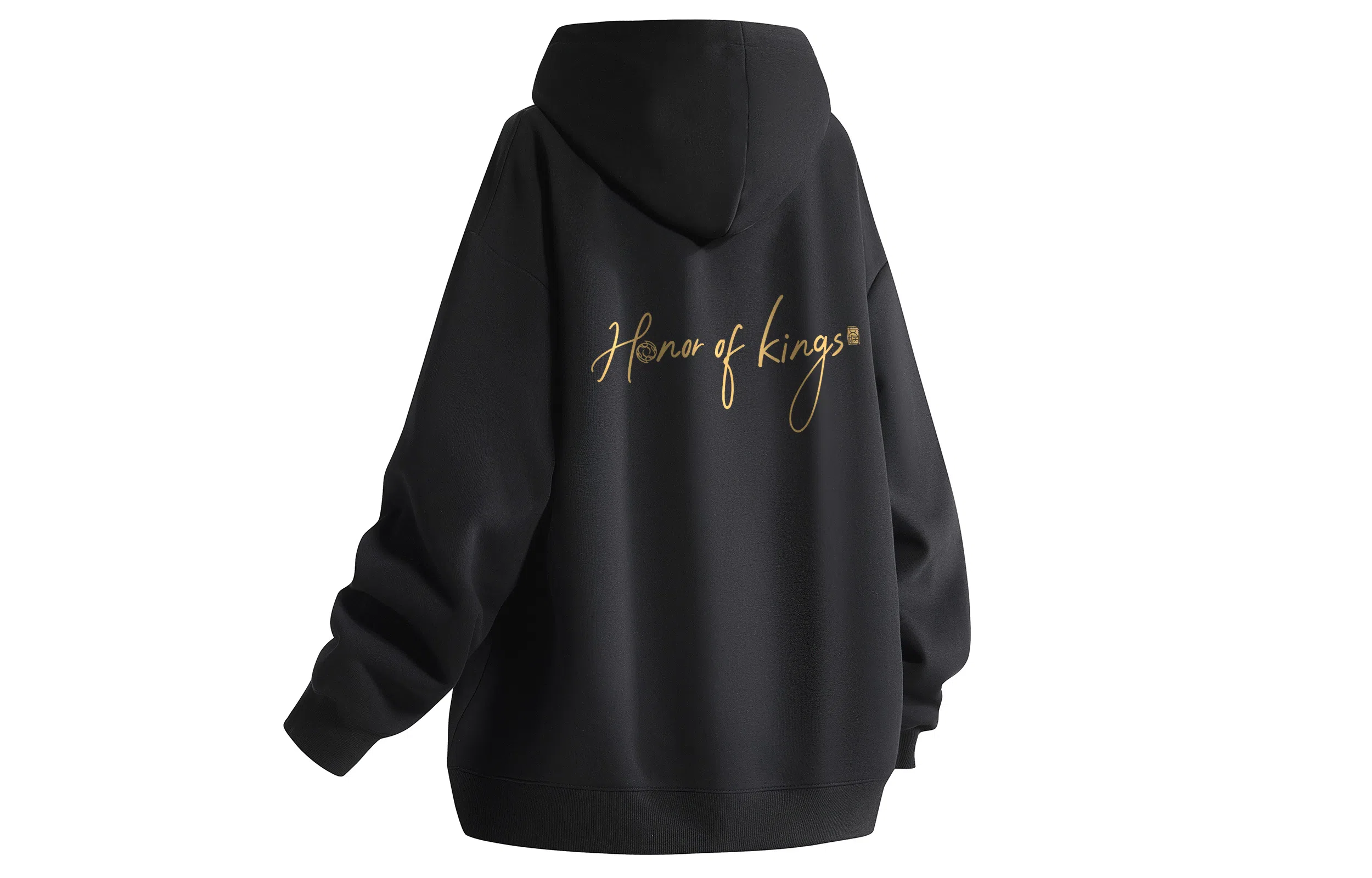 王者荣耀 女蜗补天款蛇年 本命年战袍字体印花保暖学生党日常学院风百搭落肩无性别休闲宽松多巴胺连帽长袖卫衣 男女同款