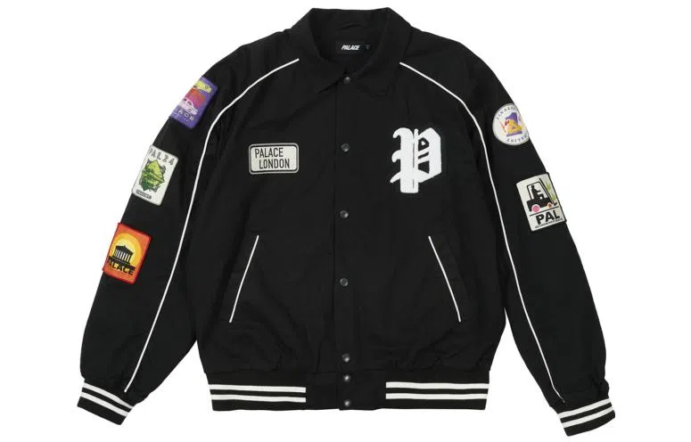 PALACE SS22 Patches Cotton Bomber Kelly BLack