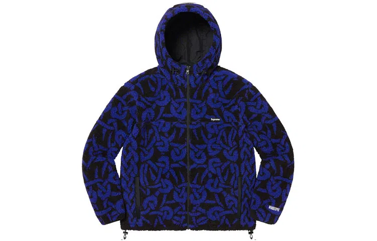 Supreme FW21 Week 7 x Fleece Hooded Celtic Knot Reversible Windstopper Jacket