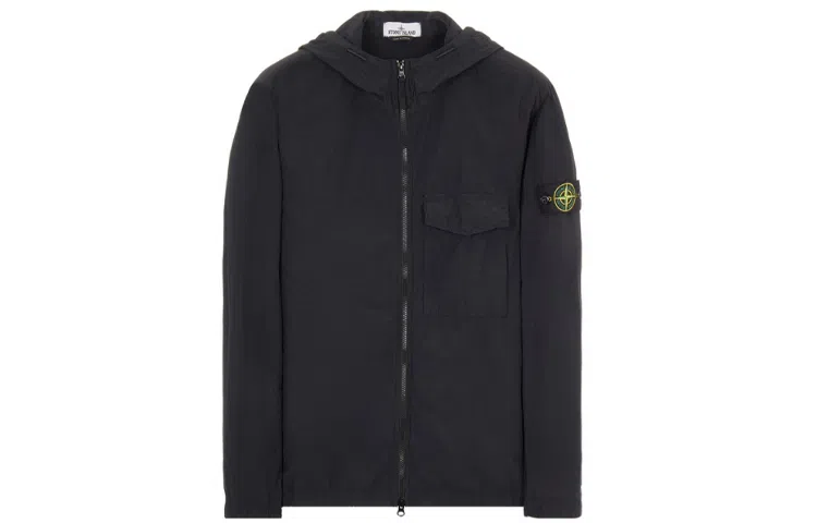 Stone Island SS22 Black Hoodie Jacket