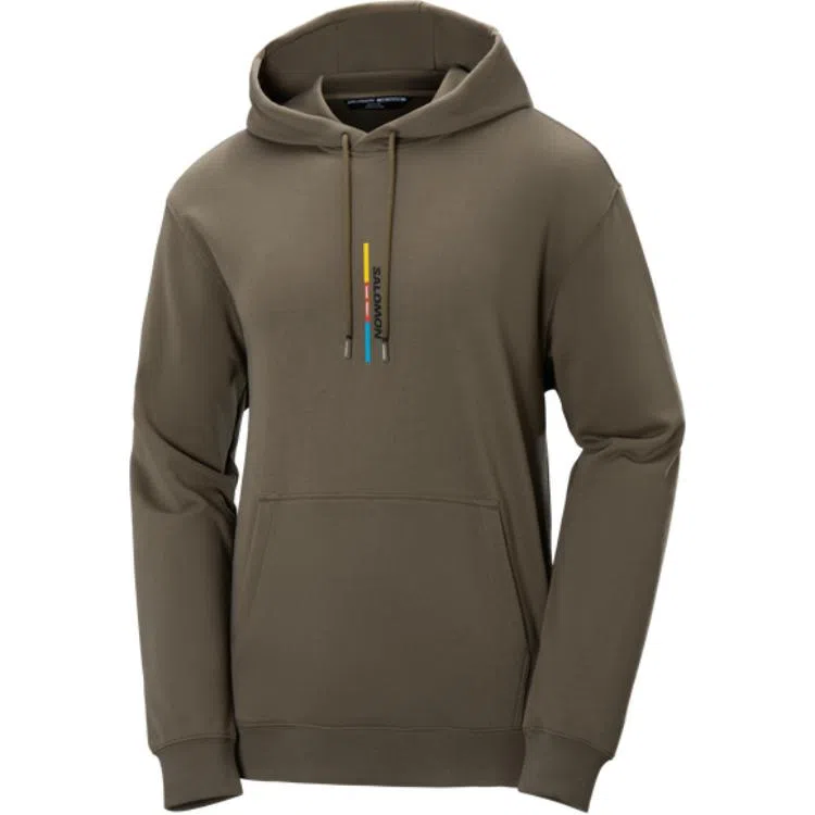 Salomon Sportstyle Hoodie Brown