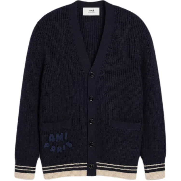 AMIPARIS SS25 Navy Cardigan