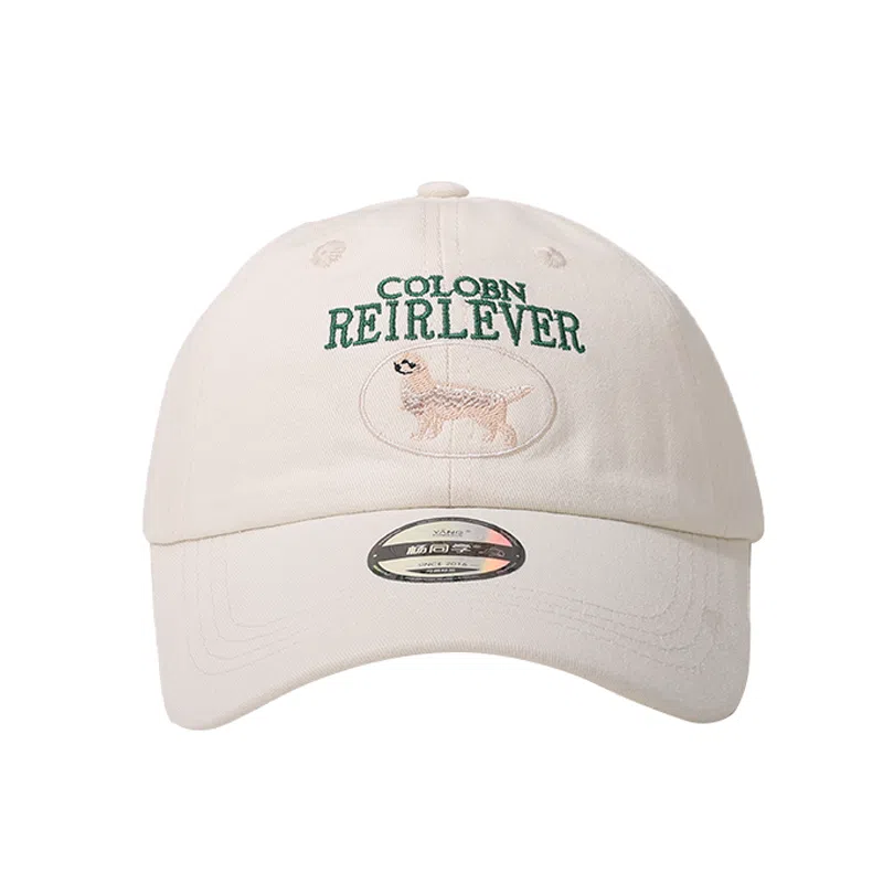 杨同学 英文小狗 腈纶 鸭舌帽 男女同款情侣款