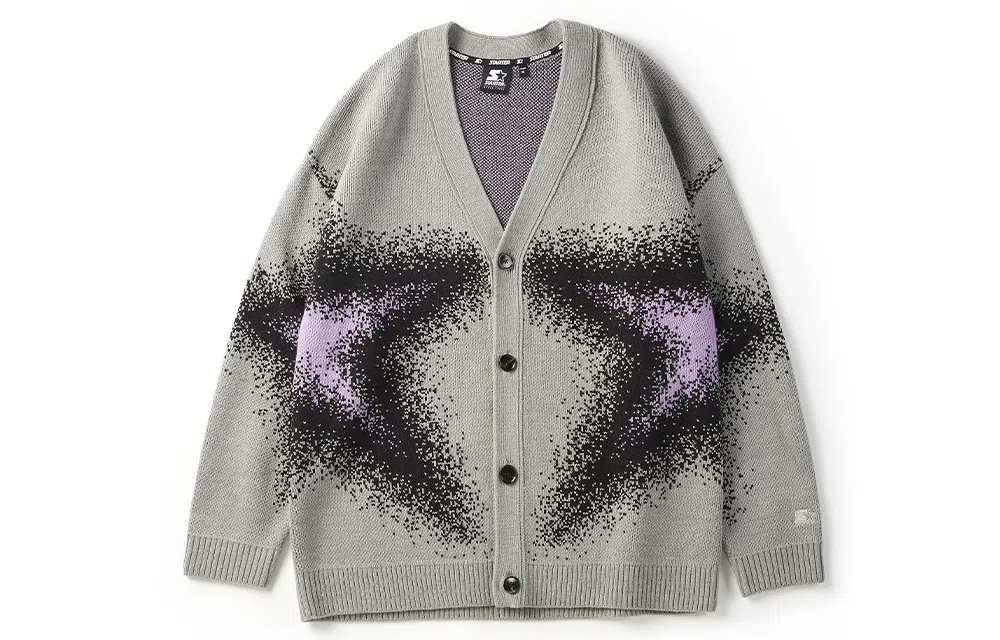 STARTER Retro Cardigan Grey