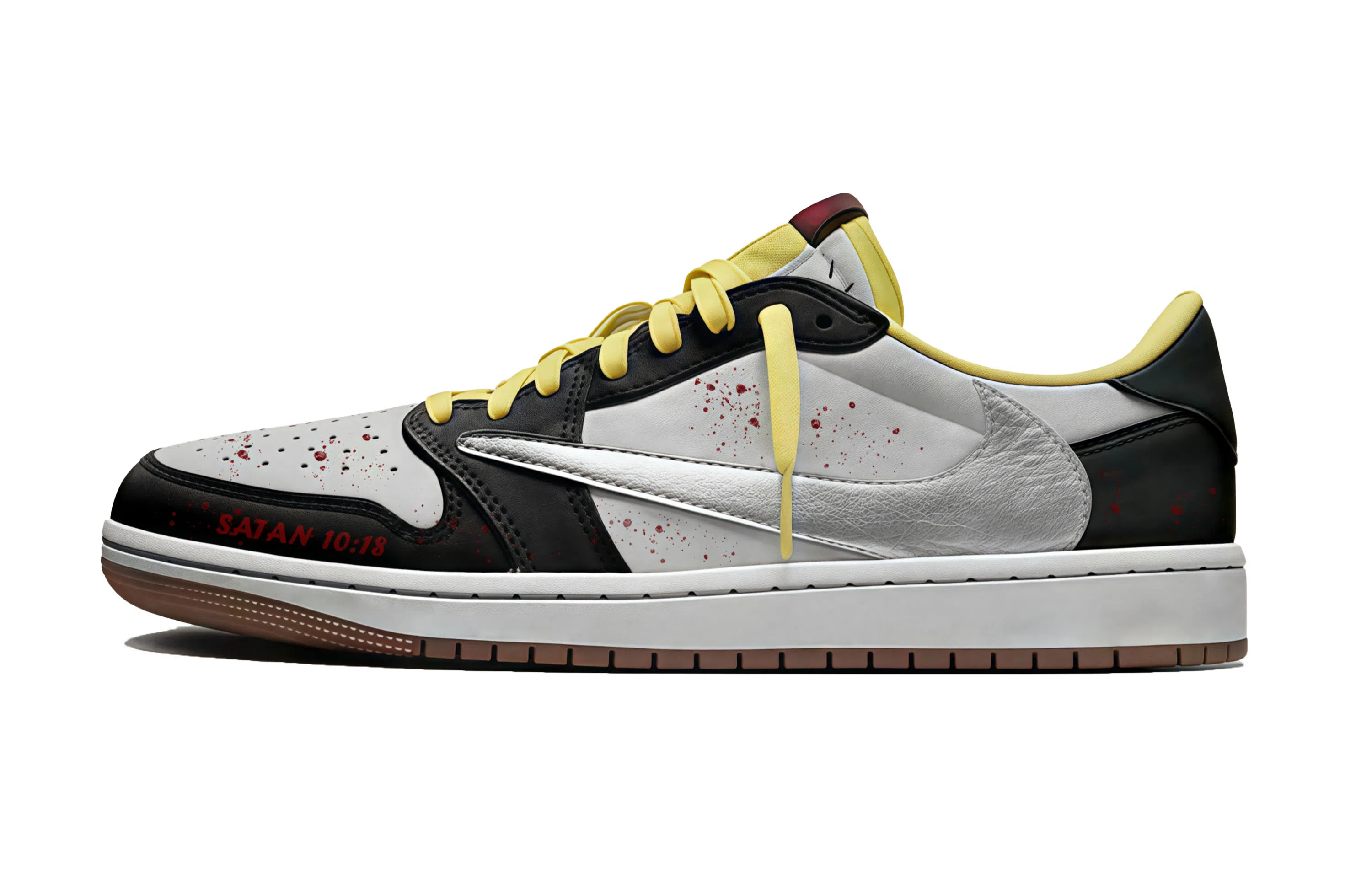 Travis Scott x Air Jordan 1 Low "Black Silver"