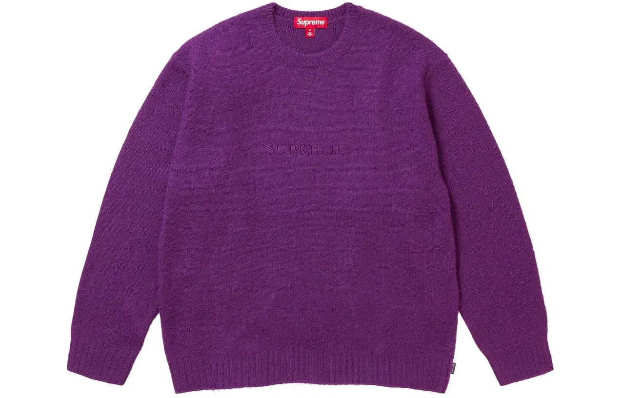 Supreme FW23 WEEK18 PILLED SWEATER Logo