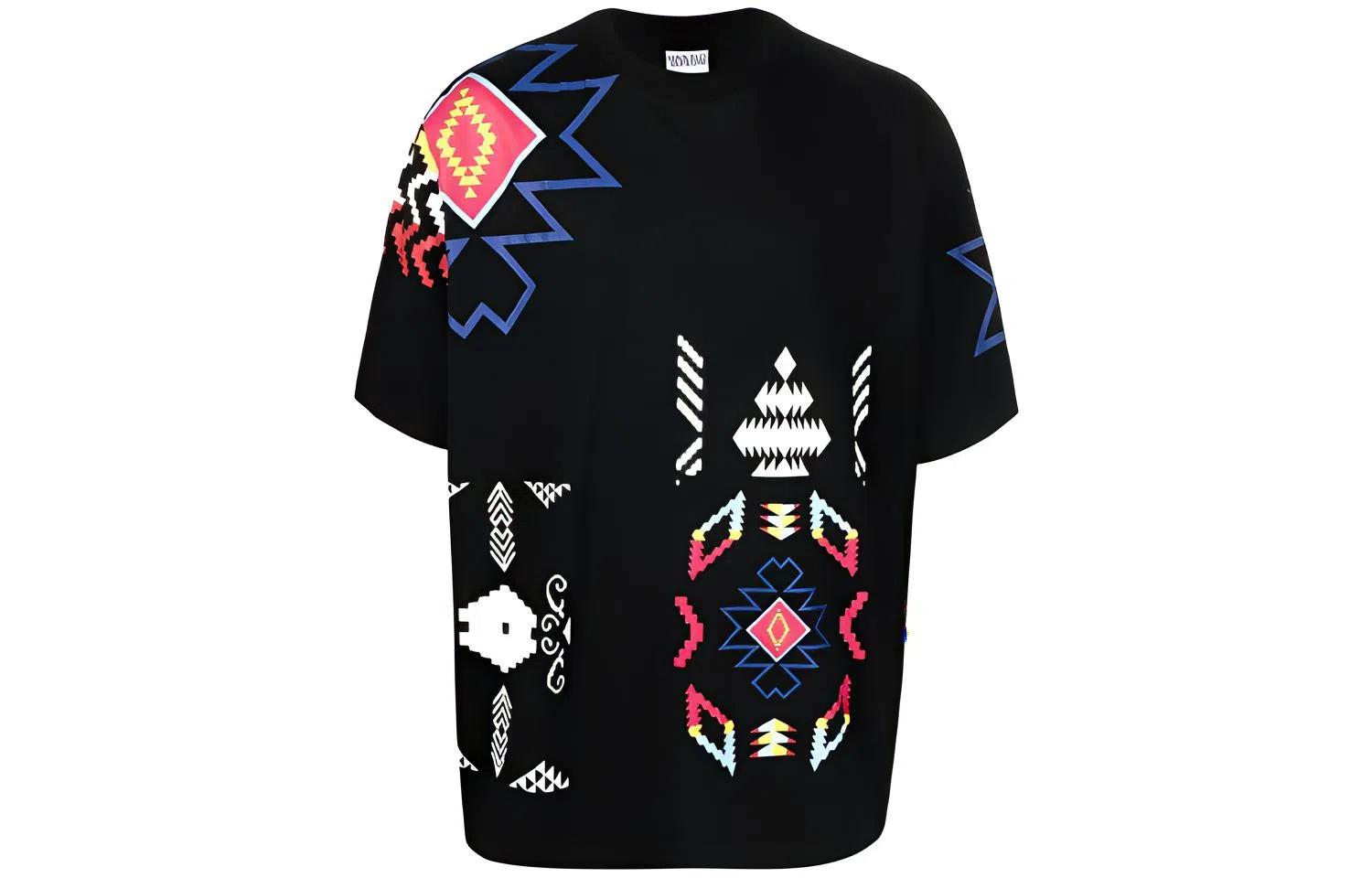 Marcelo Burlon SS21 Geometric Print T-Shirt Black