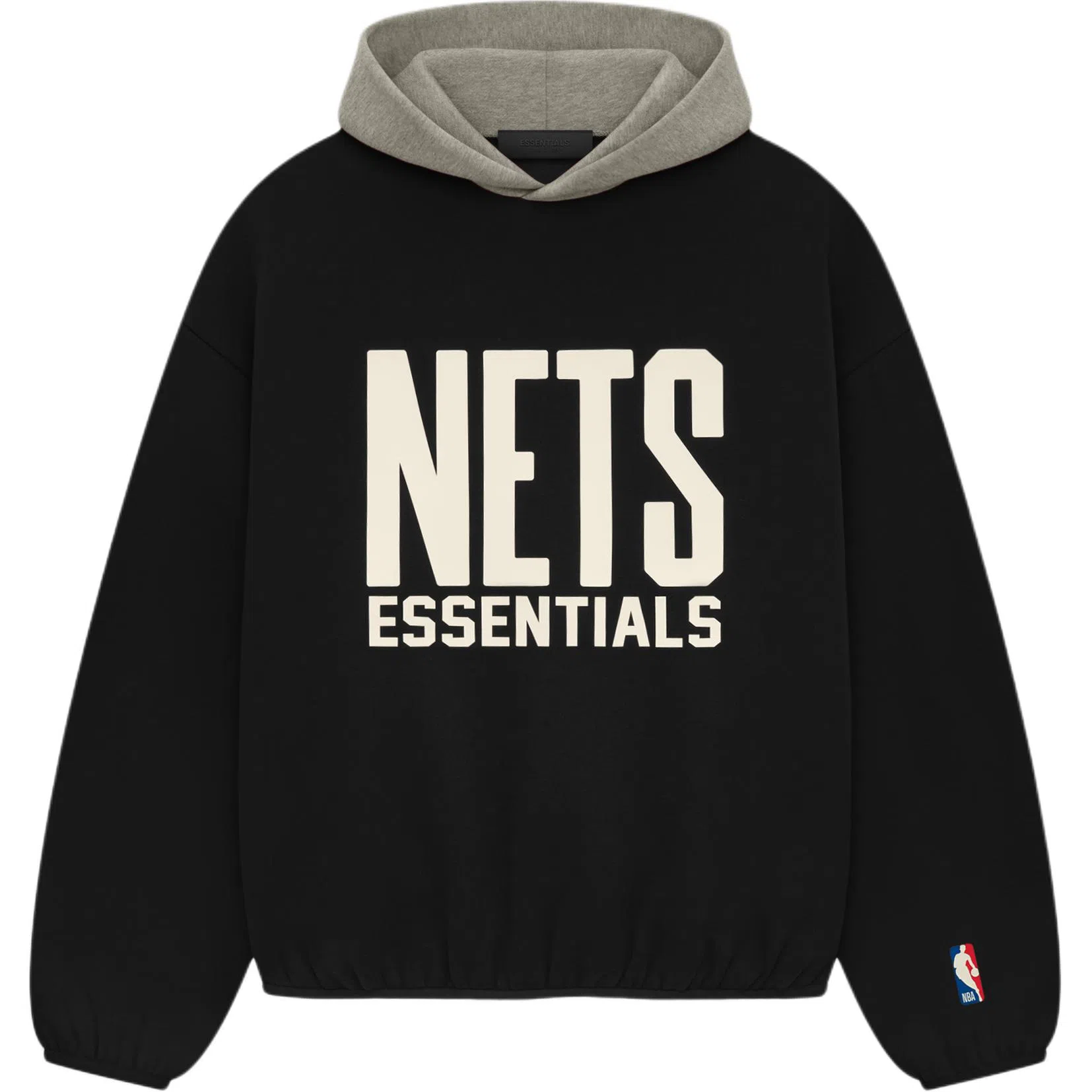 Fear of God Essentials x NBA SS25 NBA-allstar PULL OVER HOODIE - NETS BLACKWARM