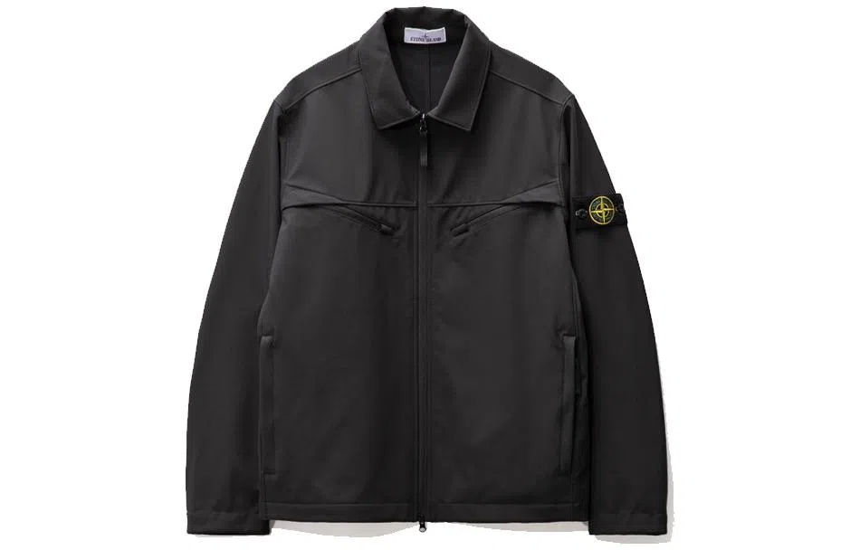 Stone Island Light Soft Shell-R Black