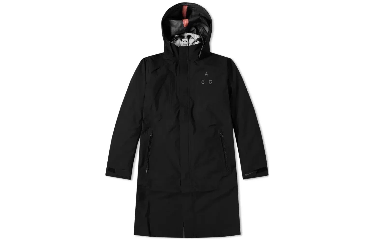 Nike ACG Logo Zip Hoodie Black