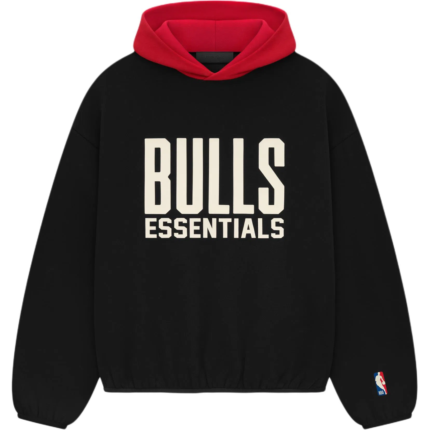 Fear of God Essentials x NBA Pullover Hoodie Black/Red