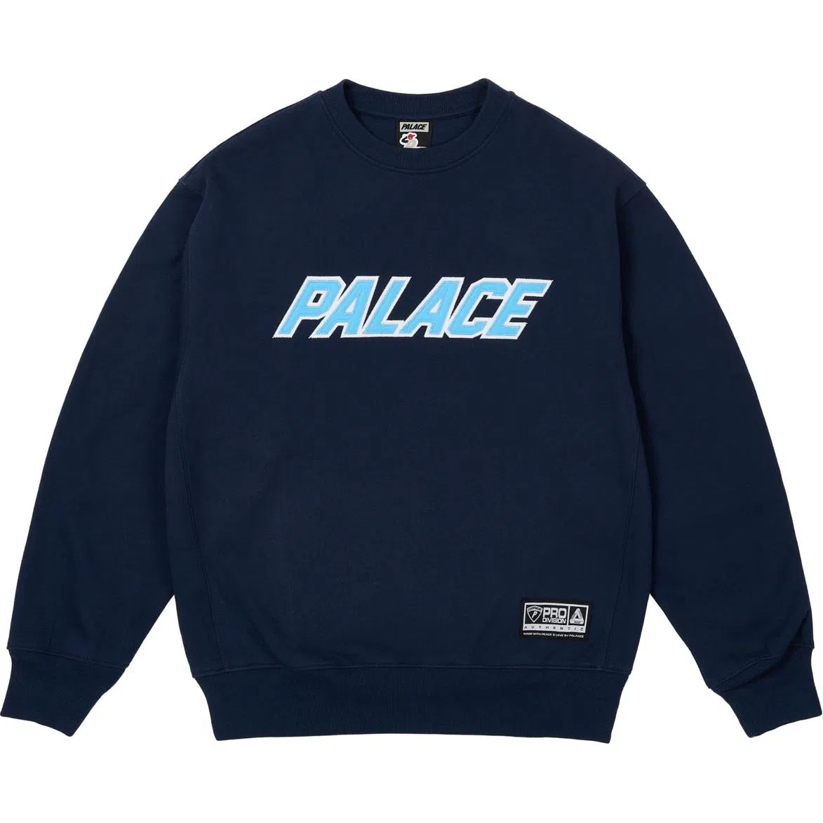 PALACE SS25 APPLIQUE TEAM CREW logo