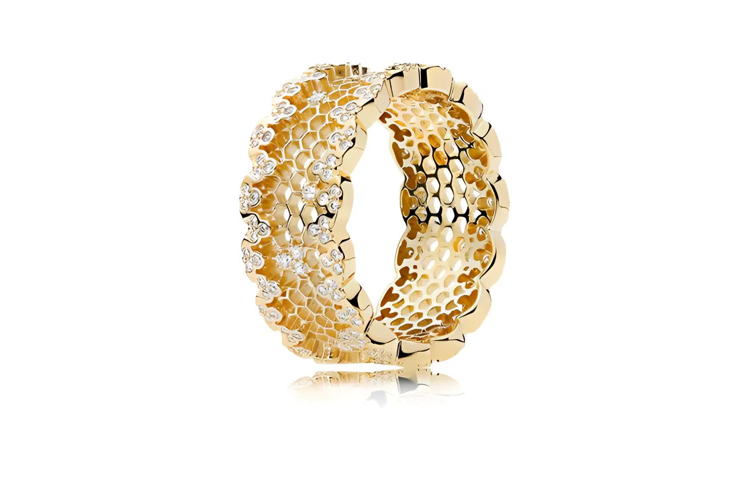 Pandora Shine Honeycomb Lace Ring