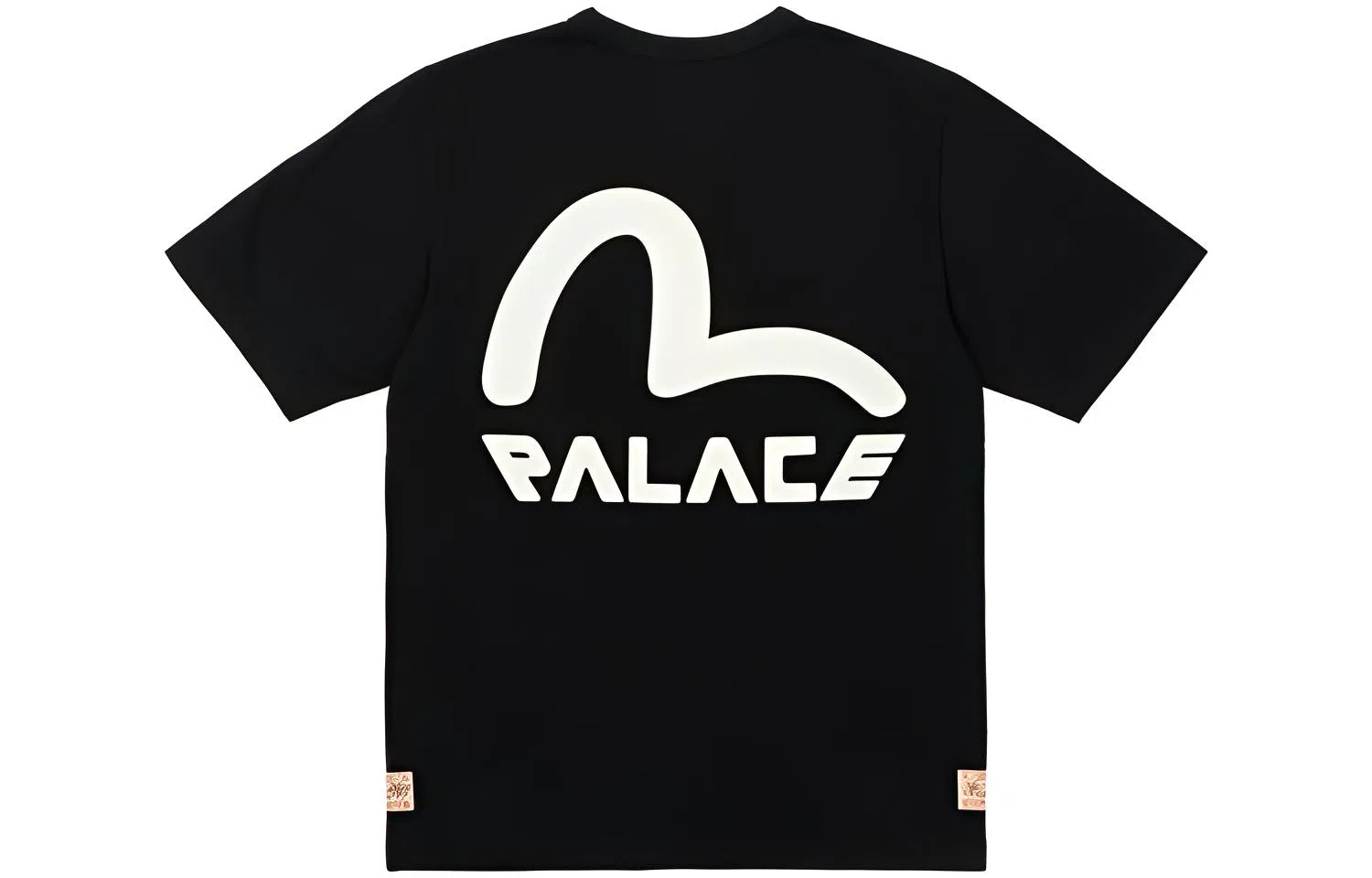 PALACE x EVISU Seagull T-Shirt Black LogoT